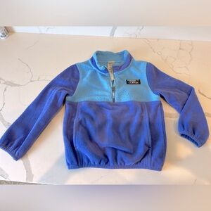 LL Bean Fleece Pullover - Girls 4T